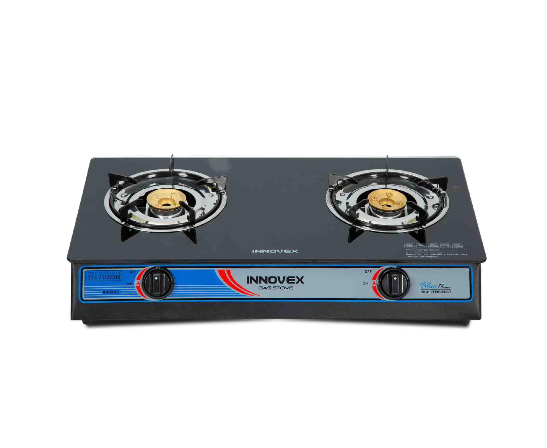 Two Burner Gas Stove - Glass Top - Gas Cookers